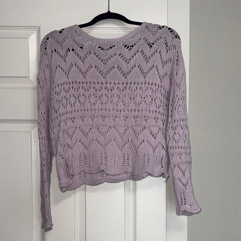 Sincerely Jules Lilac Knit Women's Sweater